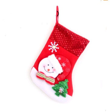 Decoraciones navideñas Calcetines de Papá Noel Colgante de árbol de Navidad Calcetines navideños Bolsa de regalo Bolsa de Navidad