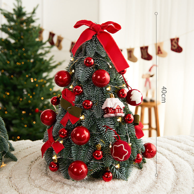 Árbol de Navidad con luces y sistema de cifrado para decoración navideña
