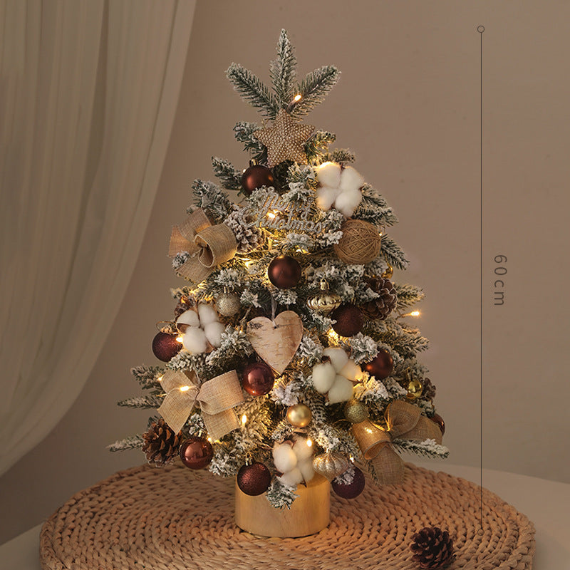 Árbol de Navidad con luces y sistema de cifrado para decoración navideña