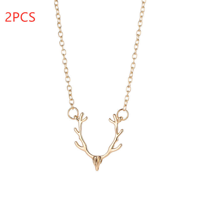 Rudolph Christmas Antlers Necklace