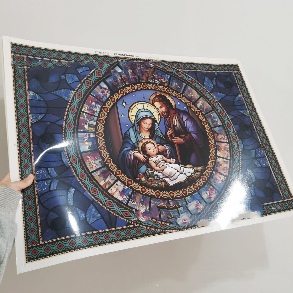 Rompecabezas de calendario de adviento navideño de papel