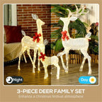 Reindeer Family Christmas Decoration