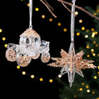 Blitzen Squined Christmas Ornament