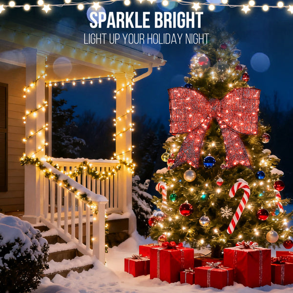 Dasher Outdoor Ligthed Christmas Bownot