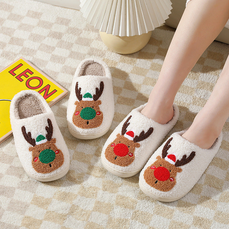 Dancer Christmas Home Slippers