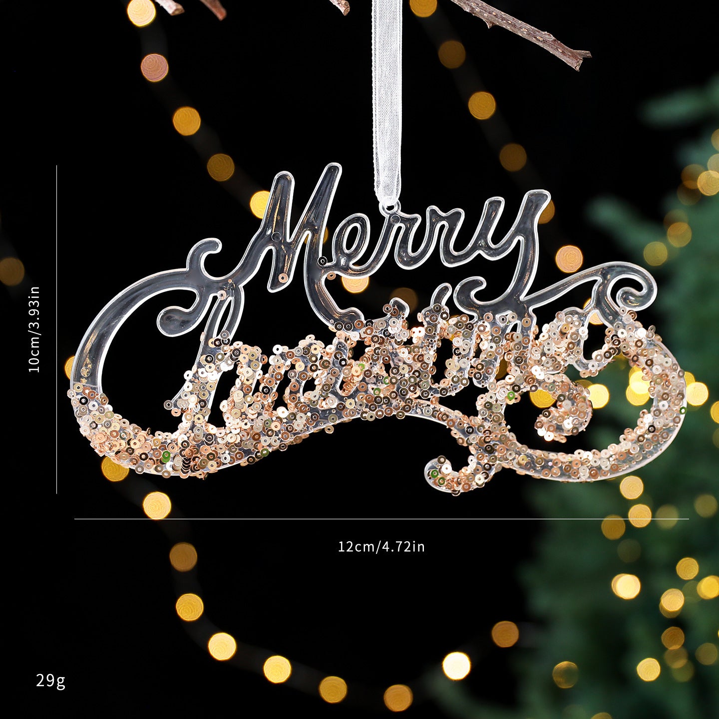 Adorno navideño con lentejuelas Blitzen