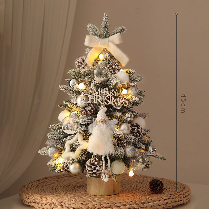 Árbol de Navidad con luces y sistema de cifrado para decoración navideña