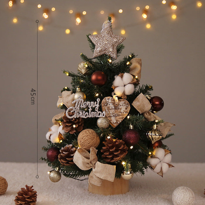 Árbol de Navidad con luces y sistema de cifrado para decoración navideña