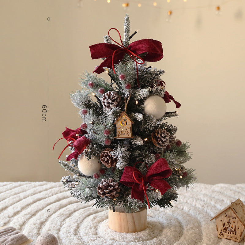 Árbol de Navidad con luces y sistema de cifrado para decoración navideña