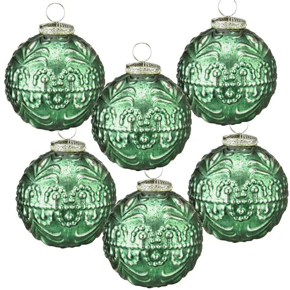 Vixen Glass Christmas Ornament