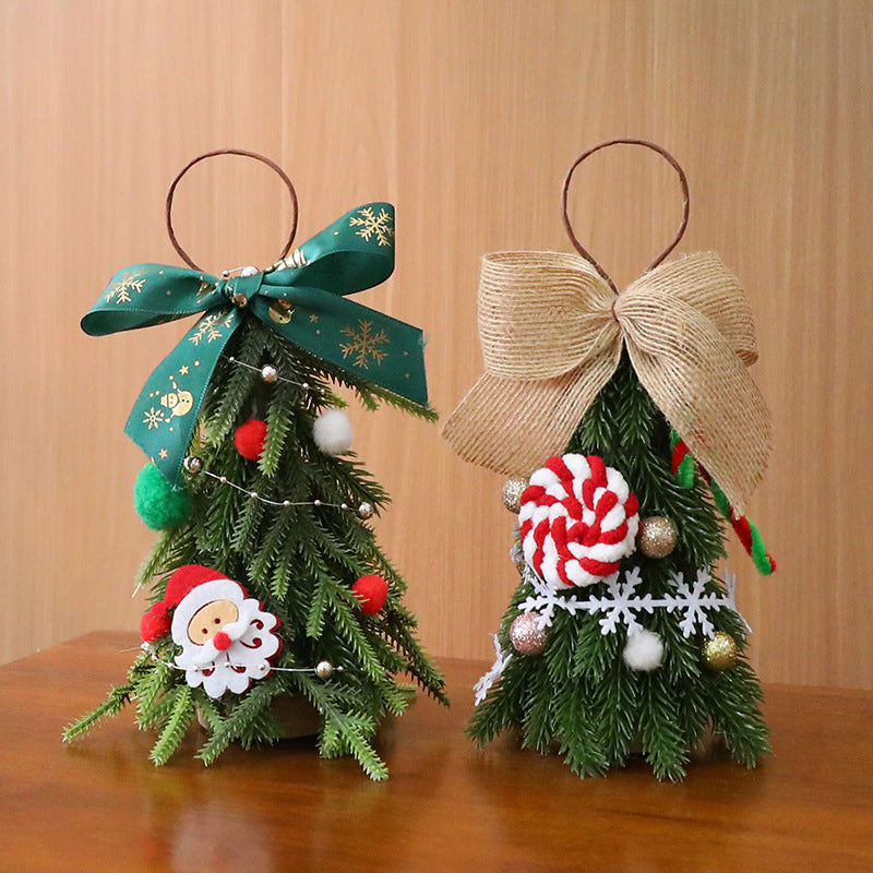 Mini adornos navideños para el árbol de Navidad, decoraciones navideñas hechas a mano