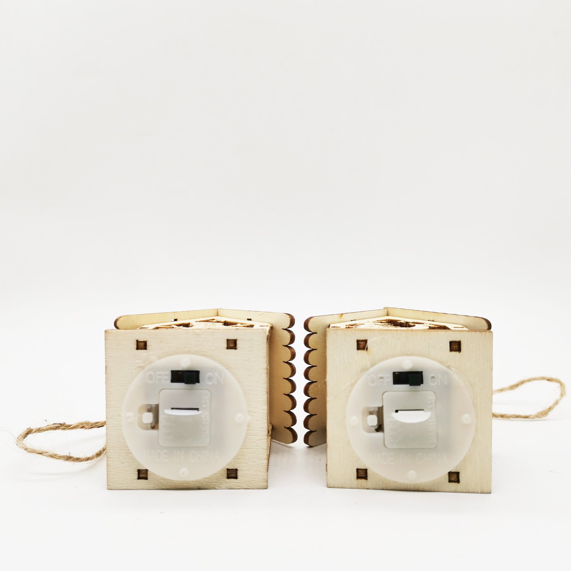 Manualidades navideñas de madera, decoraciones navideñas para casas pequeñas