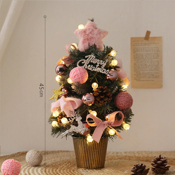 Árbol de Navidad con luces y sistema de cifrado para decoración navideña