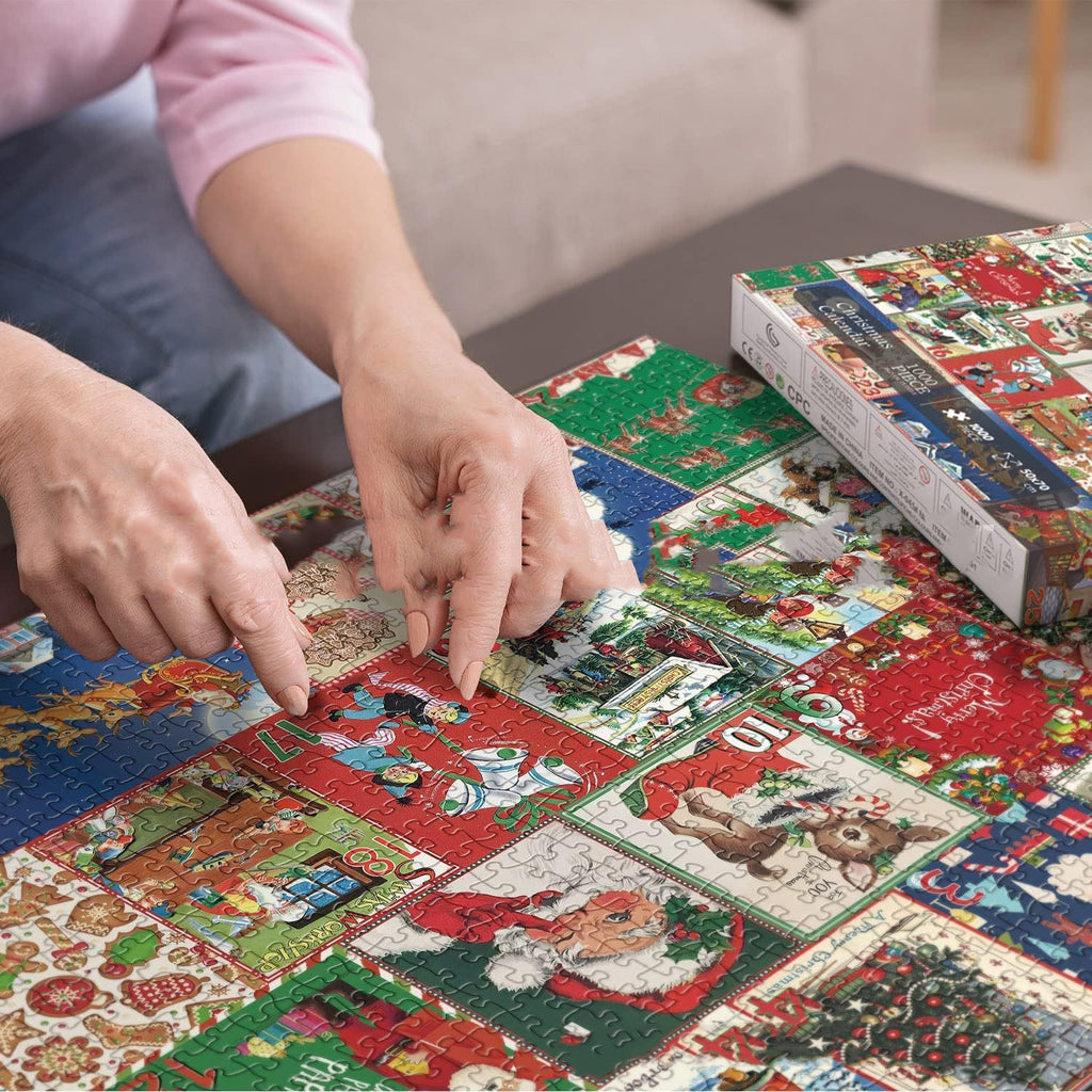 Rompecabezas de cuenta regresiva como regalo de Navidad